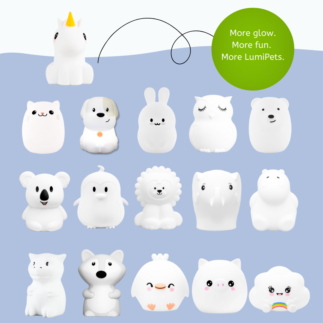 Unicorn Night Light for Kids - LED Unicorn Lamp | LumiPets®