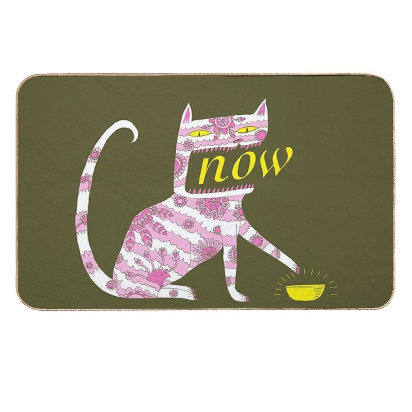 Now Cat  Anti-Trip Bath Mat