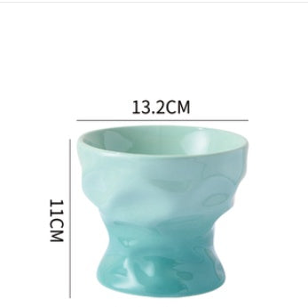 Cat Bowl High Ceramic Protection Cervical Spine Dog Food Basin