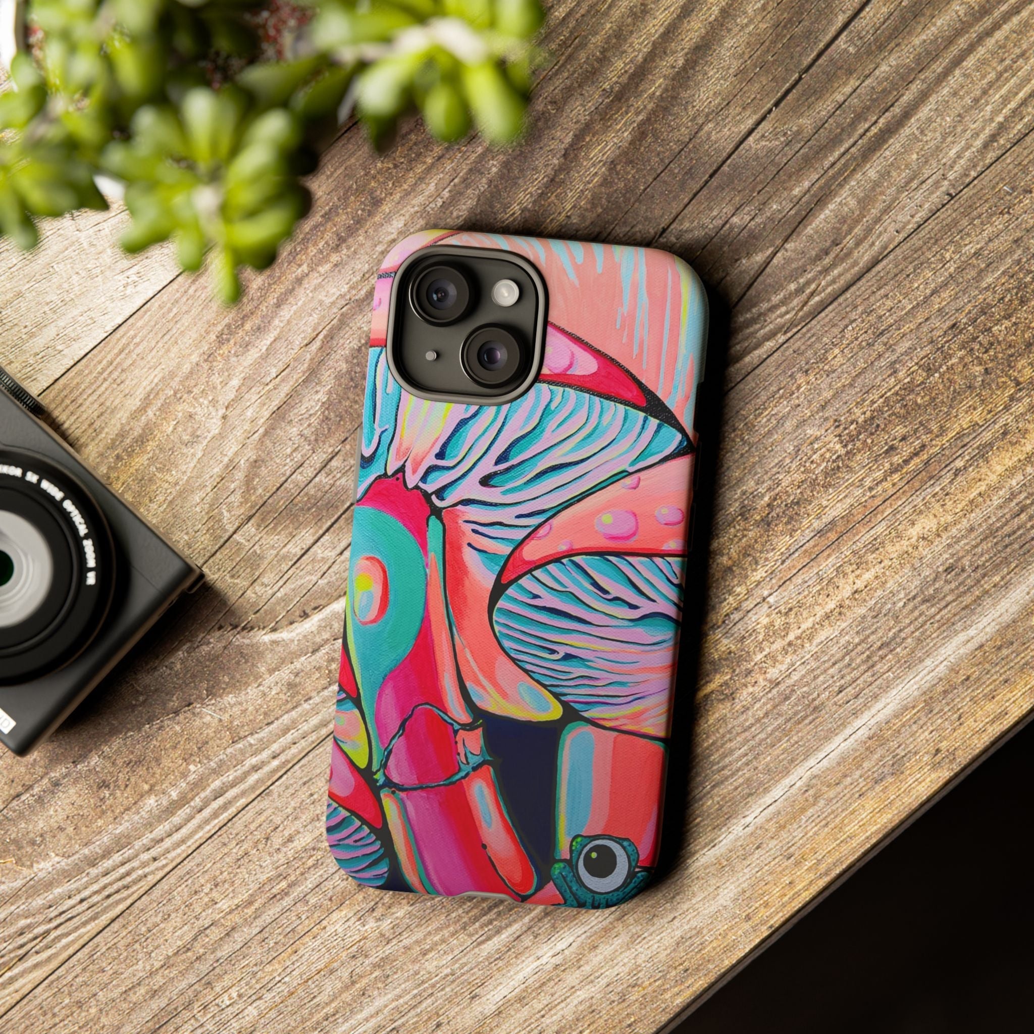 Trippy Mushrooms Tough Phone Case