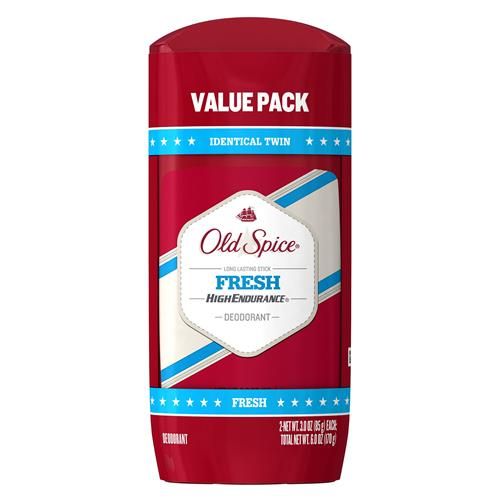 Old Spice High Endurance Long Lasting Stick Mens Deodorant, Fresh Scent - 3.0 Oz Ea
