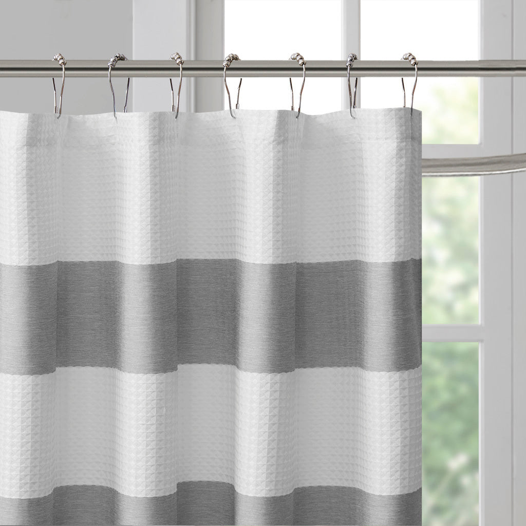 Shower Curtain with 3M Treatment Grey 72x72"