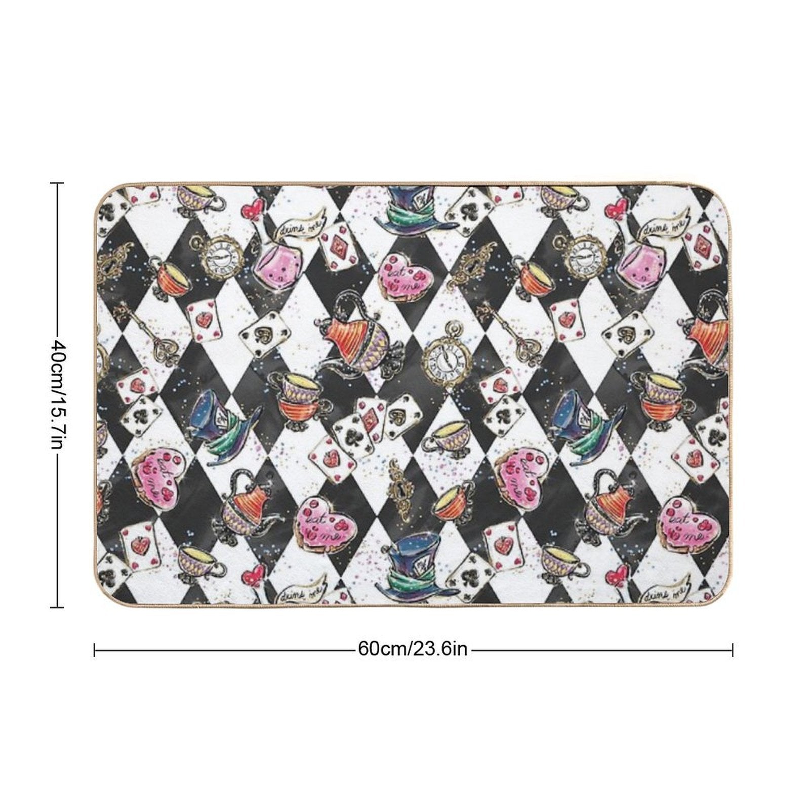 Alice In Wonderland  Stain-Proof Bath Mat