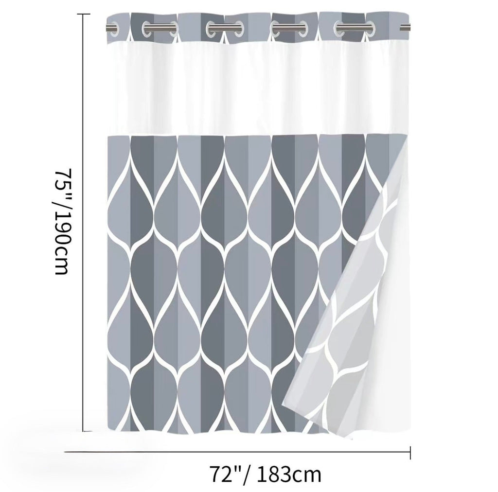 GeoWave Shower Curtain