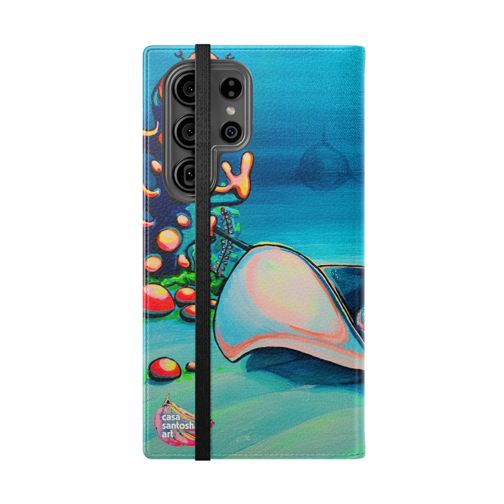Cyclops Stingray Flip Phone Case – Wallet Cover with Card Slots