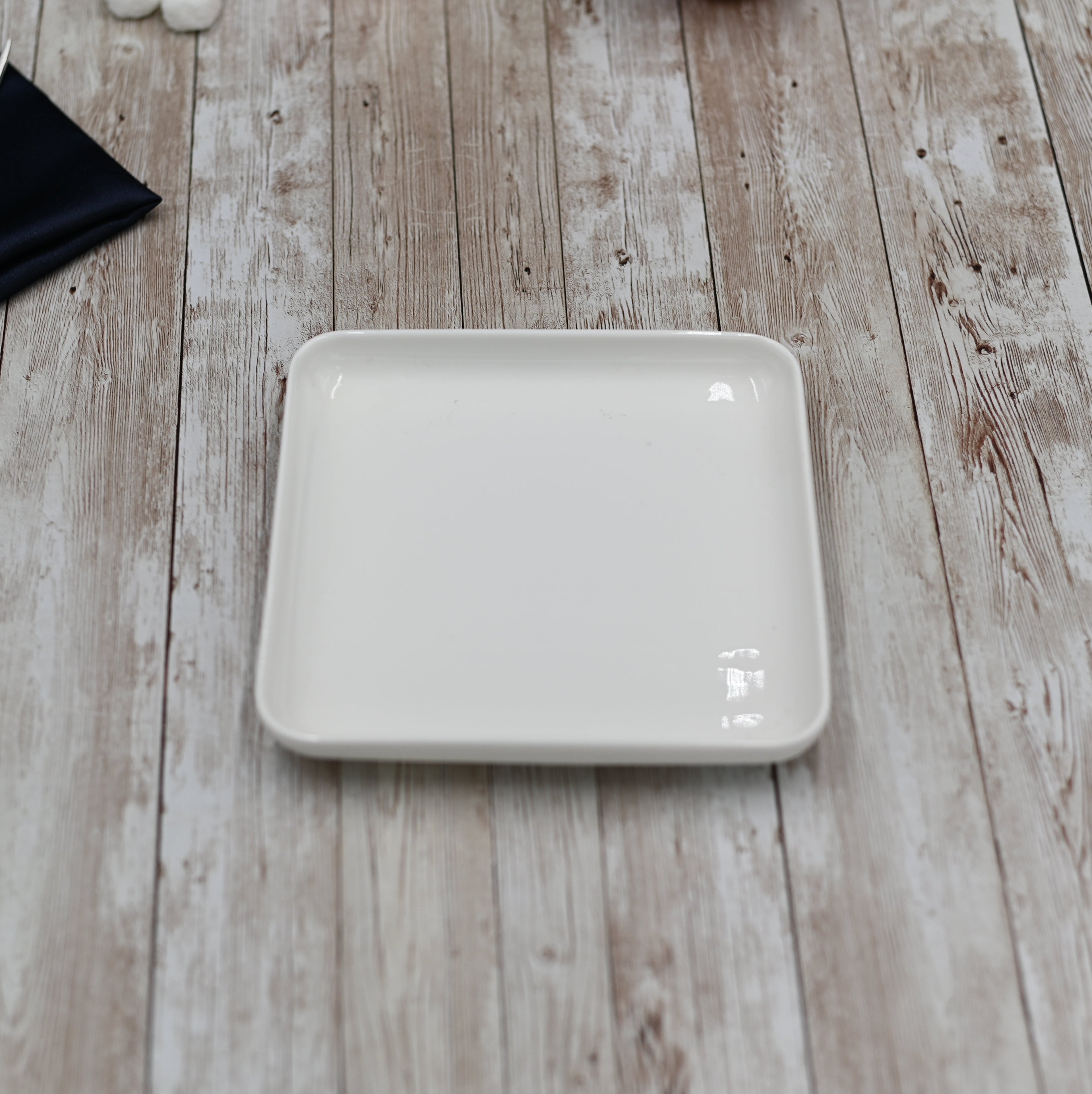 Small White Square Dish 6.5" inch X 6.5" inch | 16.5 X 16.5 Cm