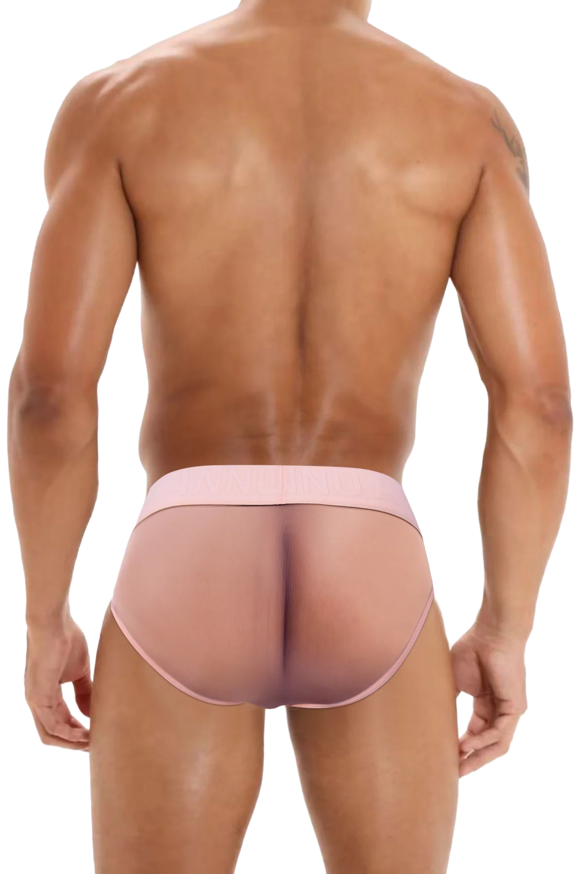 Men’s Sexy Sheer Thong with Ring & Strap Design