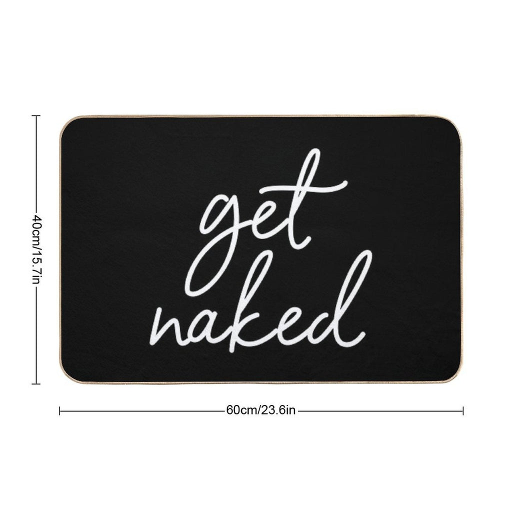 Get Naked - Bathroom Decor Bath Mat
