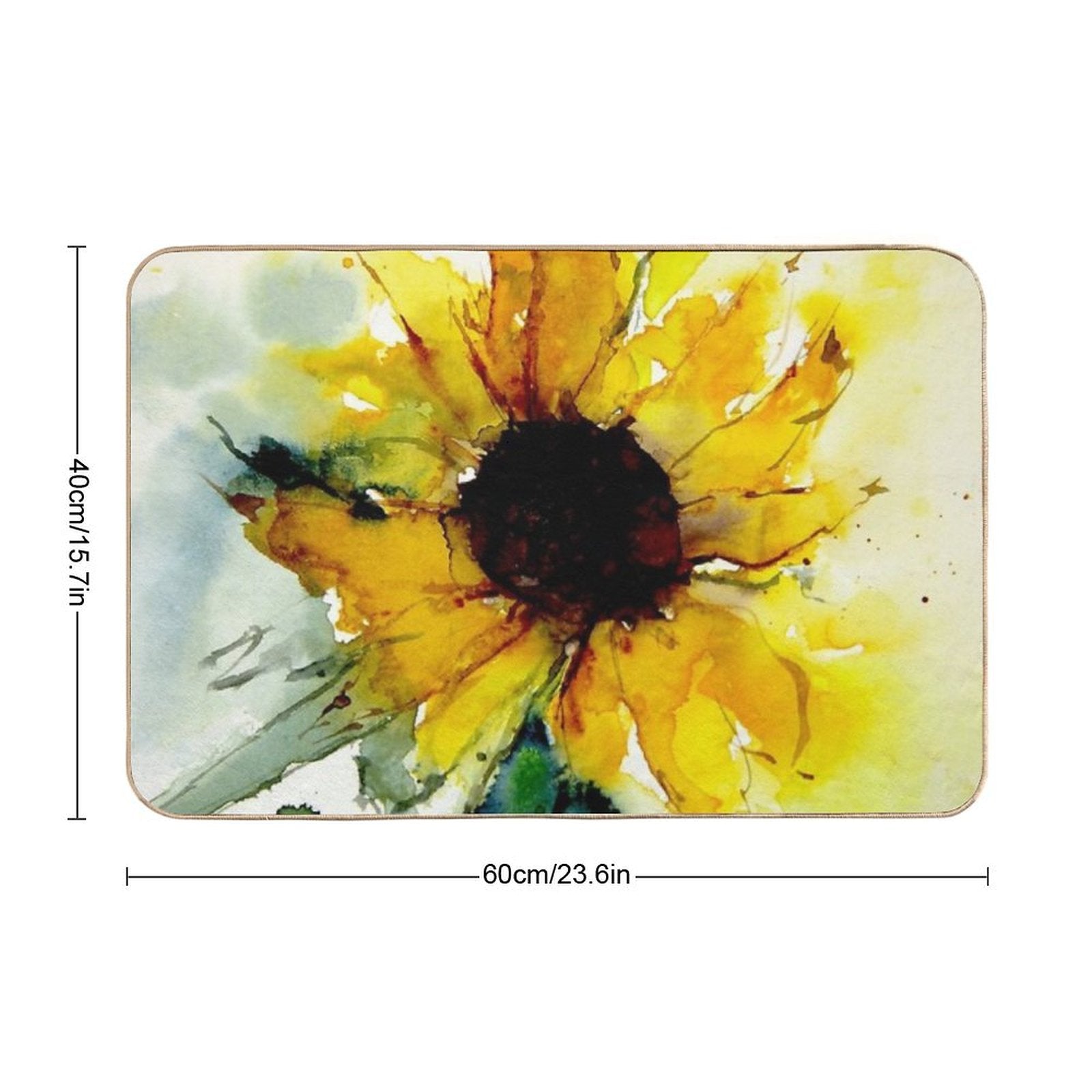 Sunflower Bath Mat
