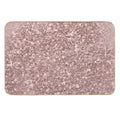 Rose Gold Glitter Dust II Durable Bath Mat