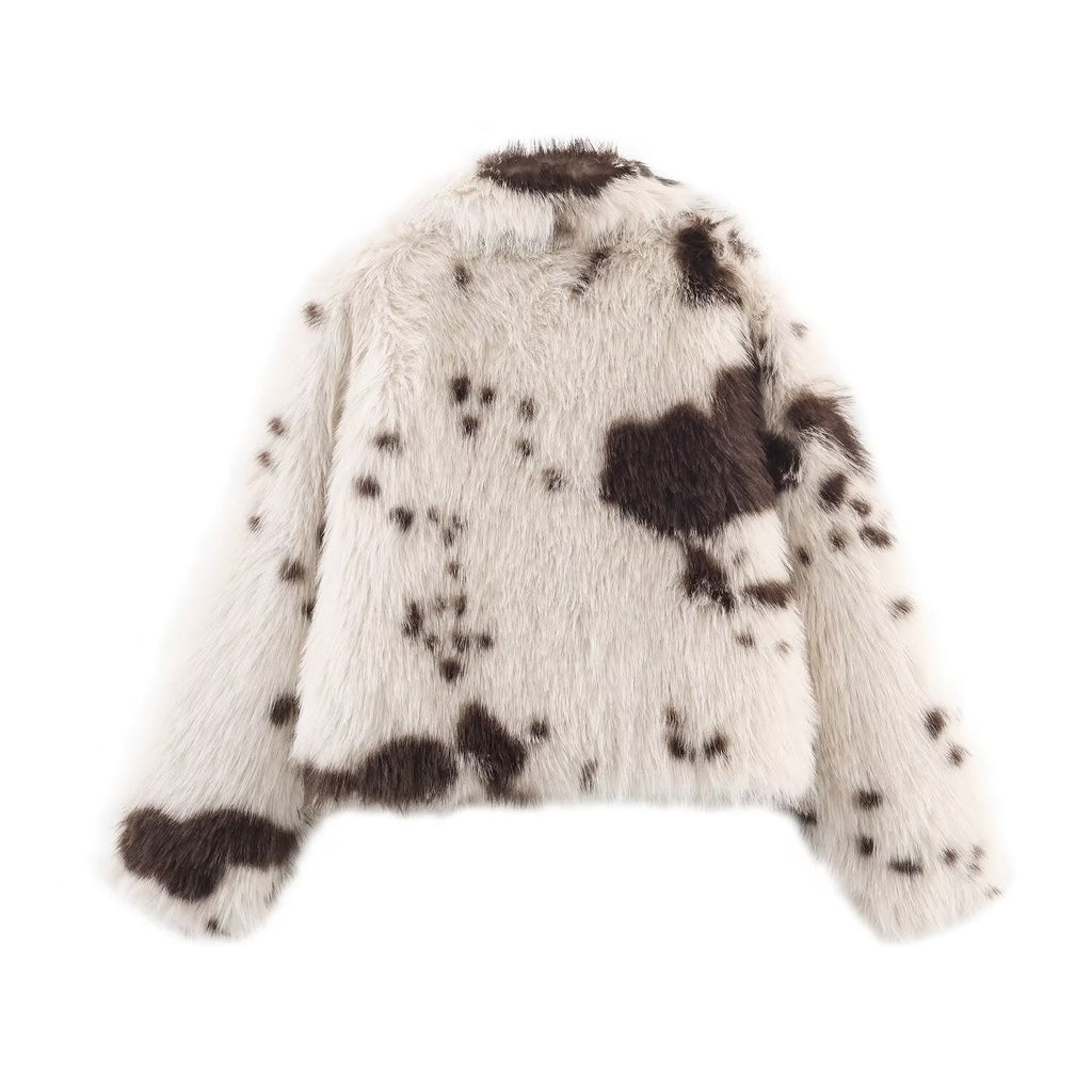 Fur effect jacket