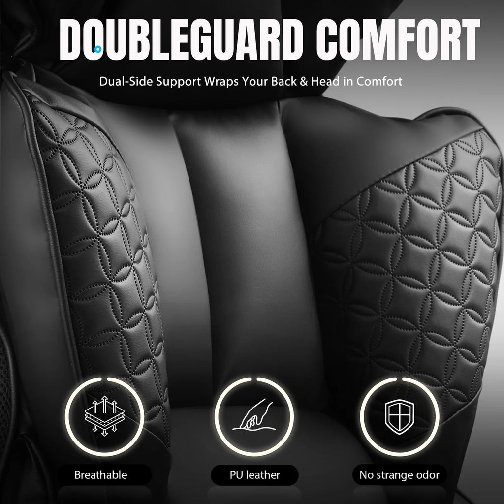 Ergonomic Leather Gaming Chair High Back Office Chair with Footrest