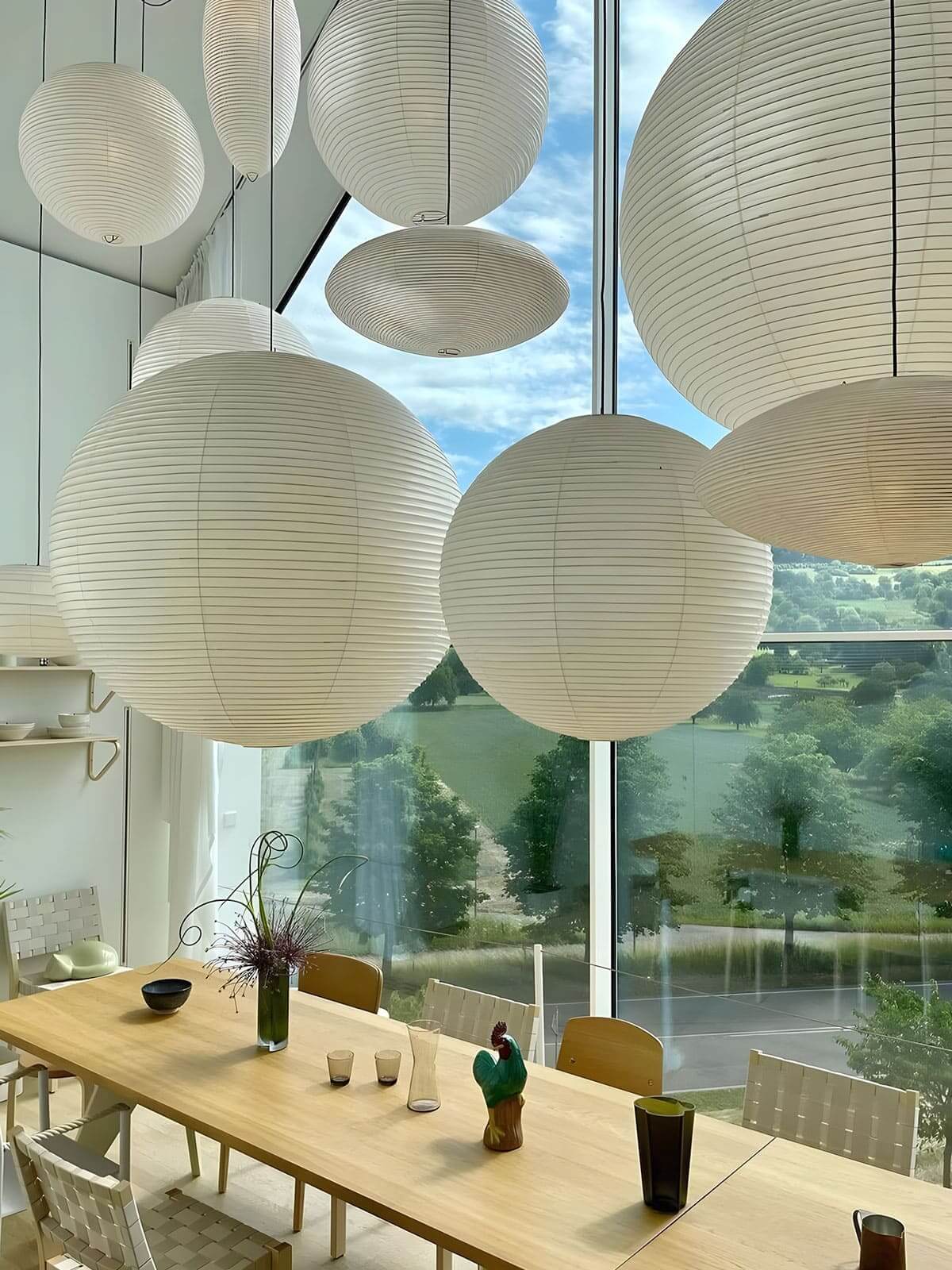 Akari Spherical Pendant Light