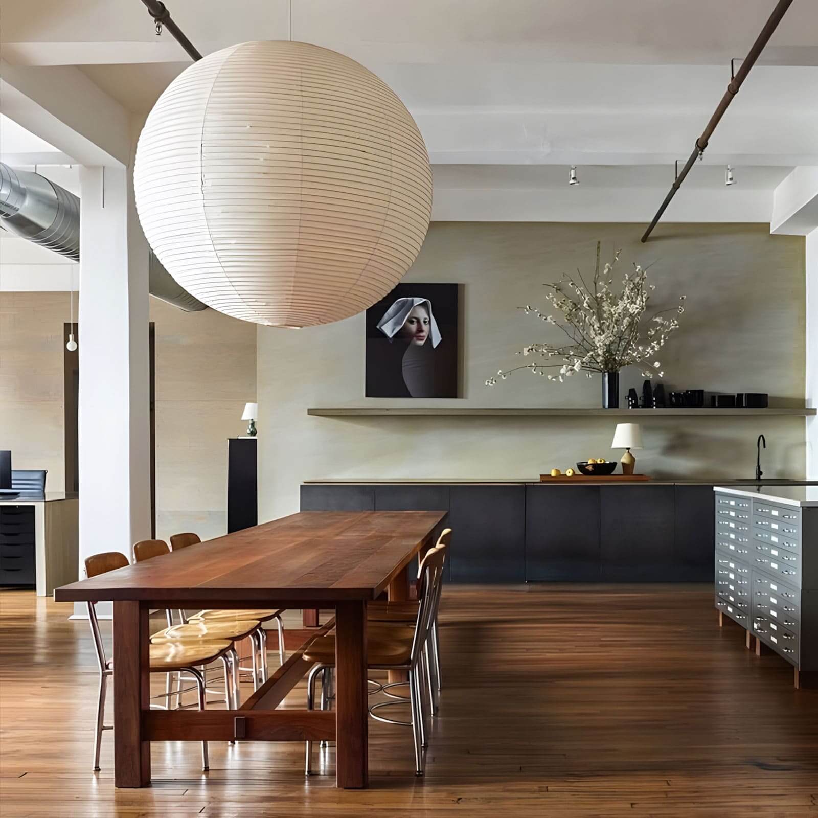 Akari Spherical Pendant Light