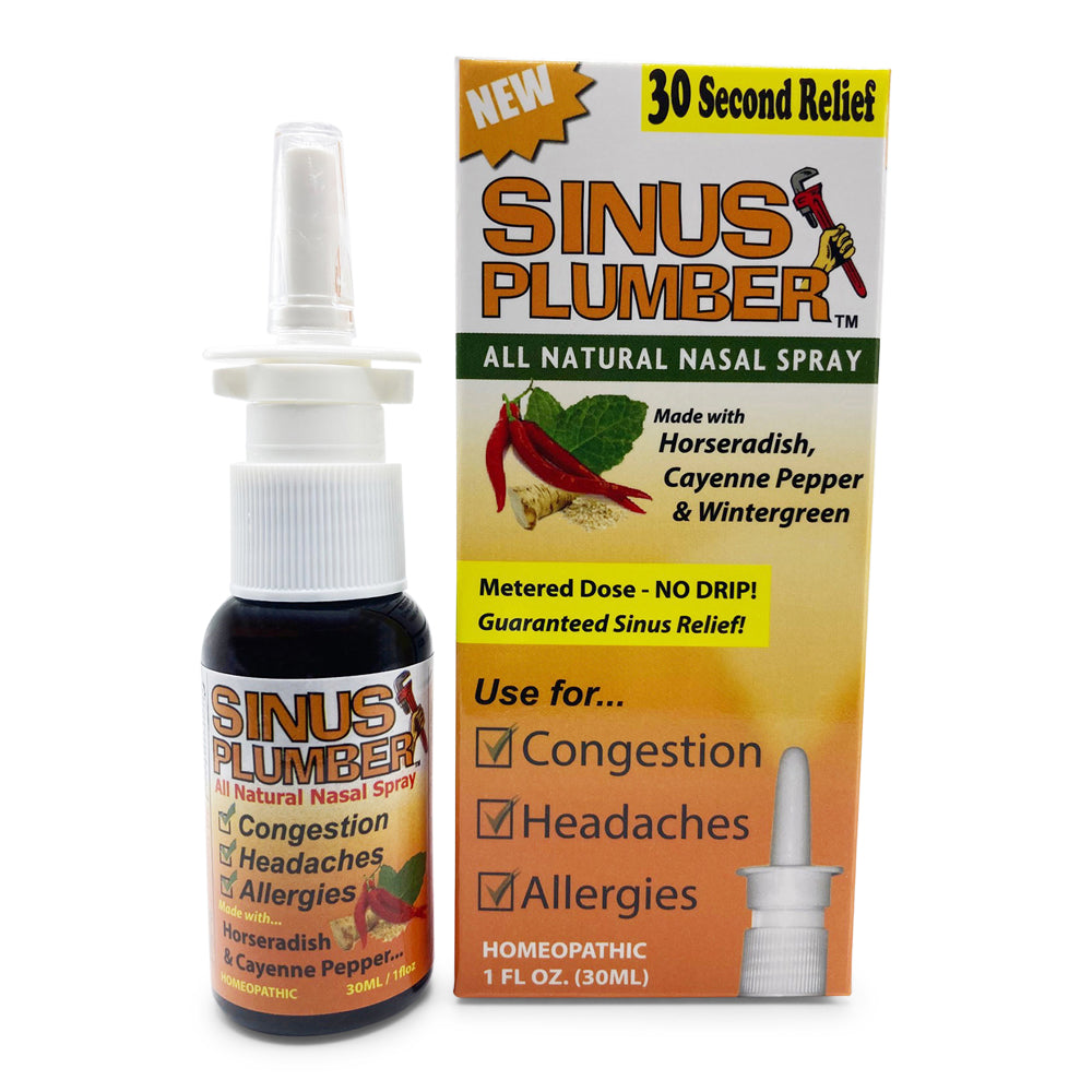 Sinus Plumber Pepper Nasal Spray – Allergy & Sinus Relief