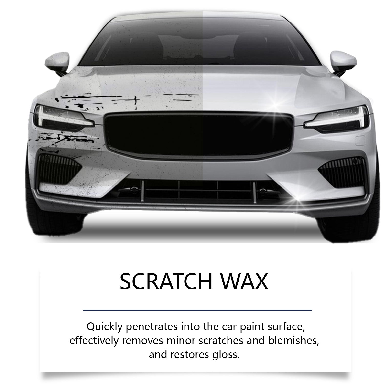 Rayhong Car Scratch Remover, Car Scratch Maintenance Paste Quick Scratch Clean And Easy To Use