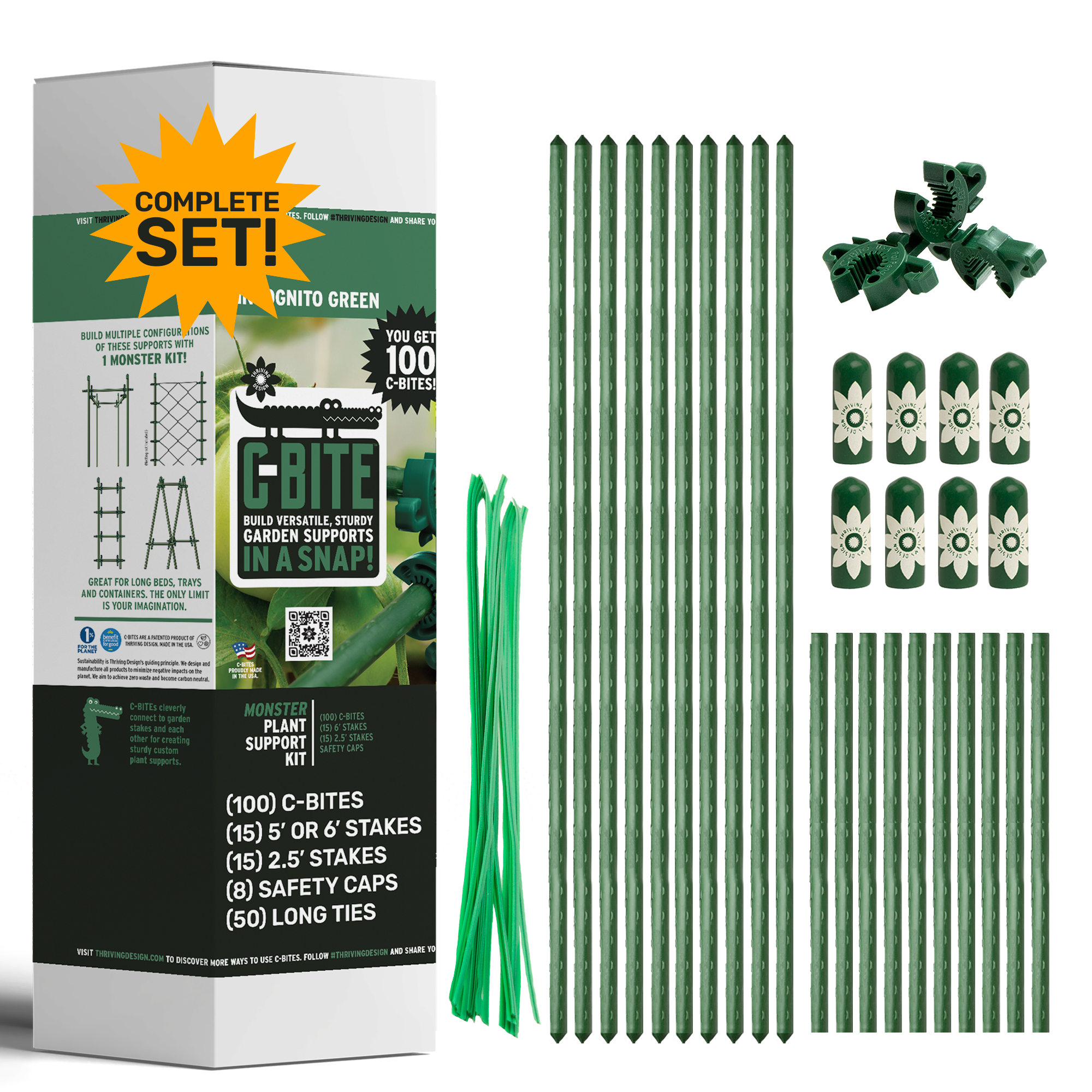 C-BITE Monster Kit - Large Beds & Multi-Plant Support  (6')