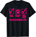 Funny Dog Groomer Gift For Men Women Cool Pet Dog Grooming T-Shirt