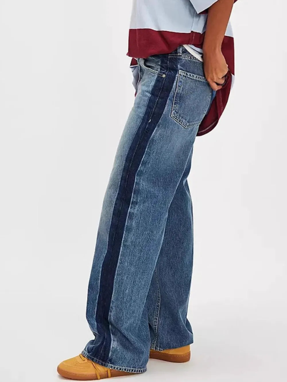 Baggy Jeans with Pockets - Japanese Denim
