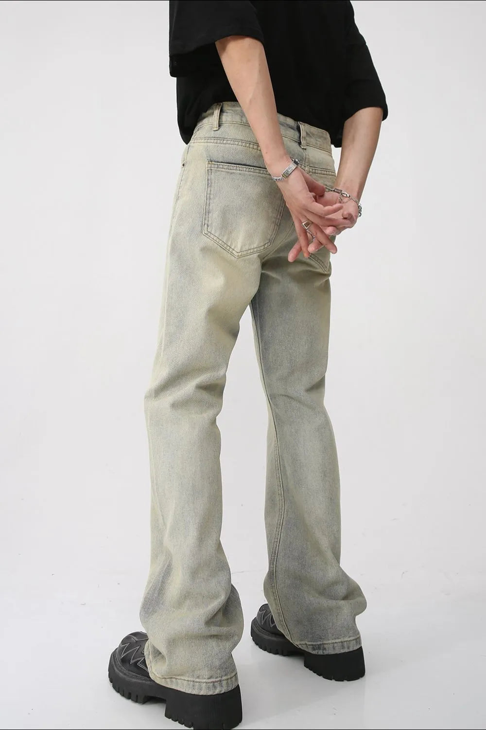 Mid Rise Jeans with Pockets - Japanese Denim