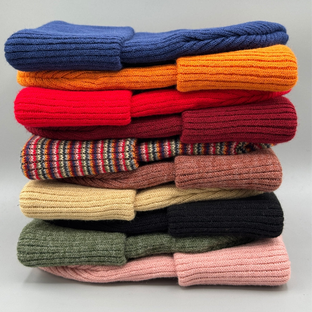 Kids Knit Beanies, no logo – Soft, Warm & Made in USA Winter Hat