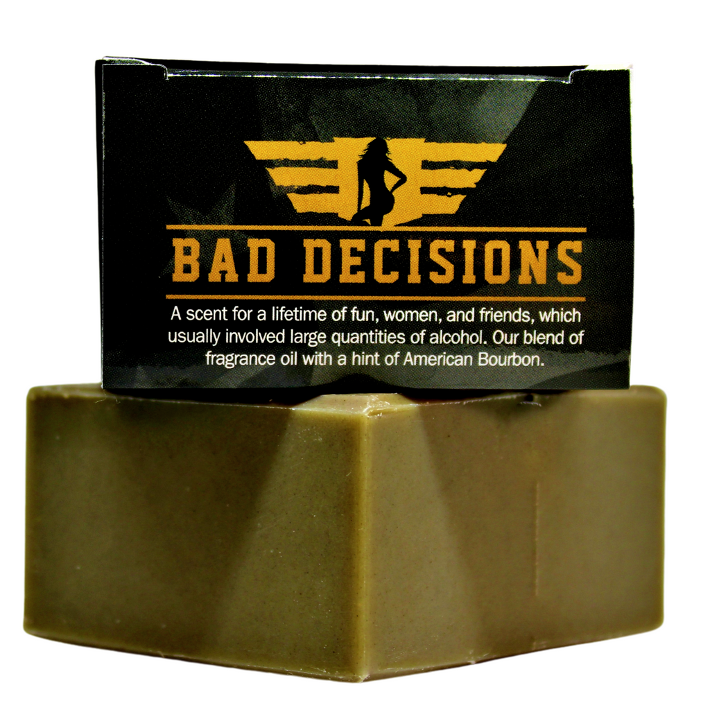Bad Decisions Whiskey Natural Mens Soap