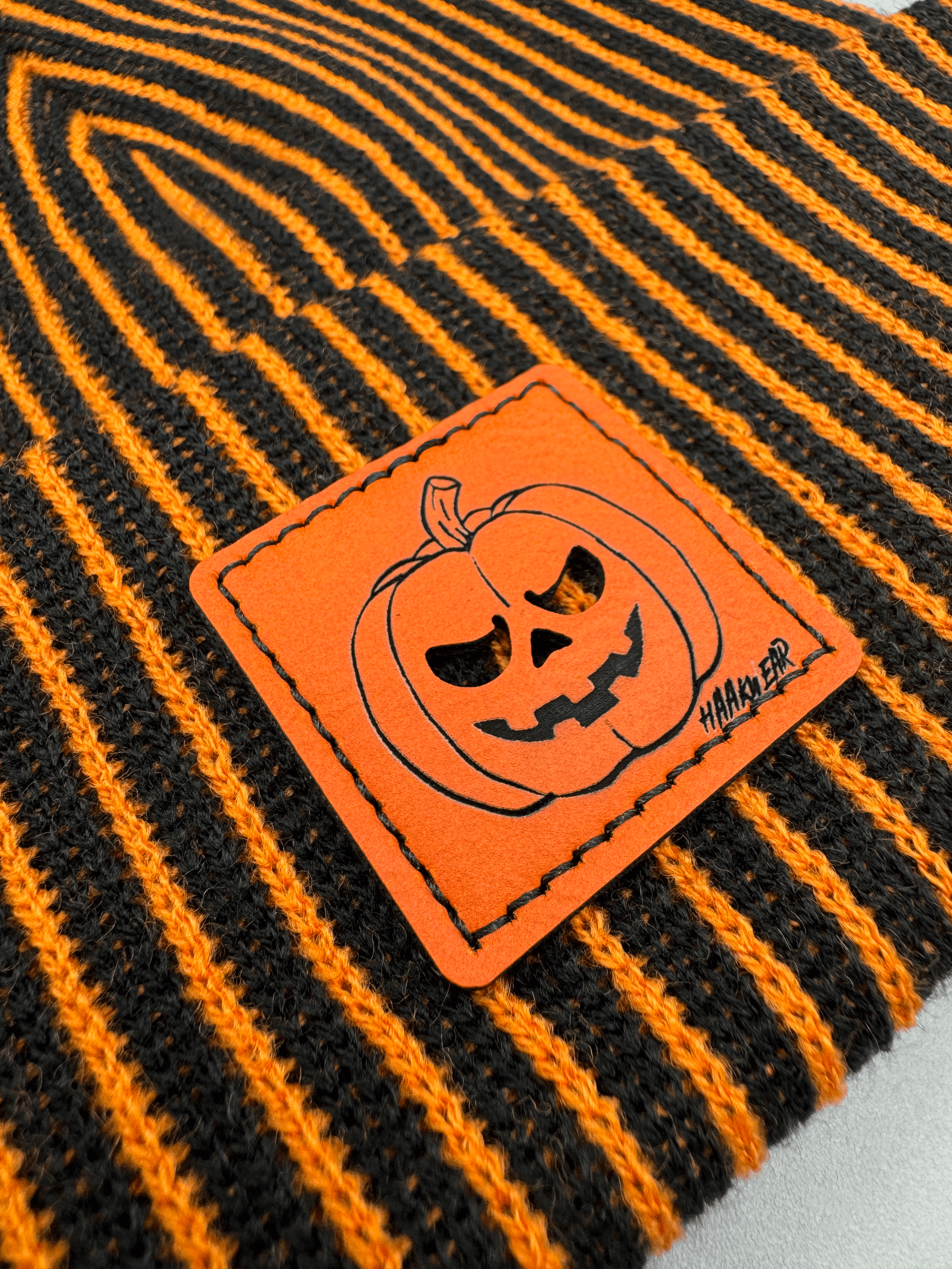 Haakwear Halloween Beanie, Smile After Dark, Made in USA
