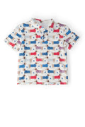 Boys Patriotic Pups S/S Polo
