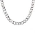 C100W B.Tiff High Polish Flat Angular Cuban Link Necklace