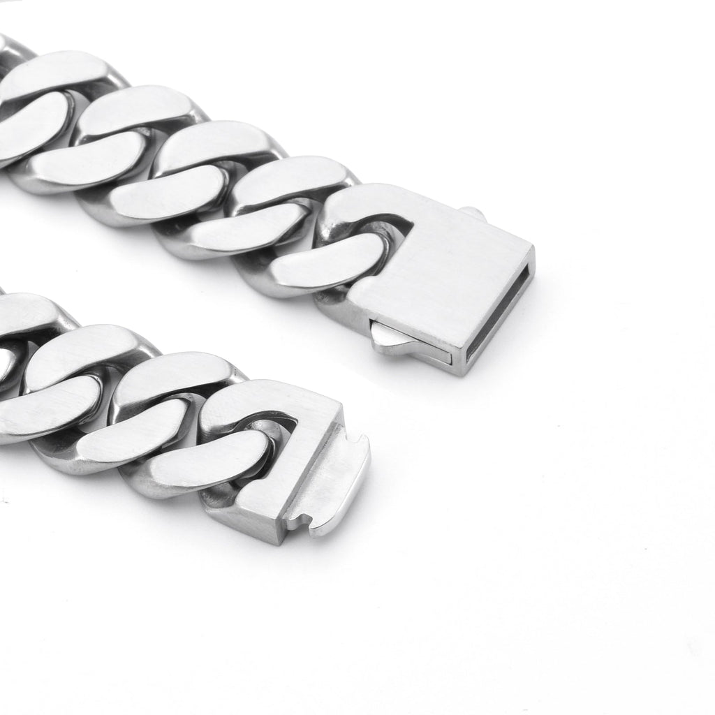 C160W B.Tiff 16mm Flat Cuban Link Necklace