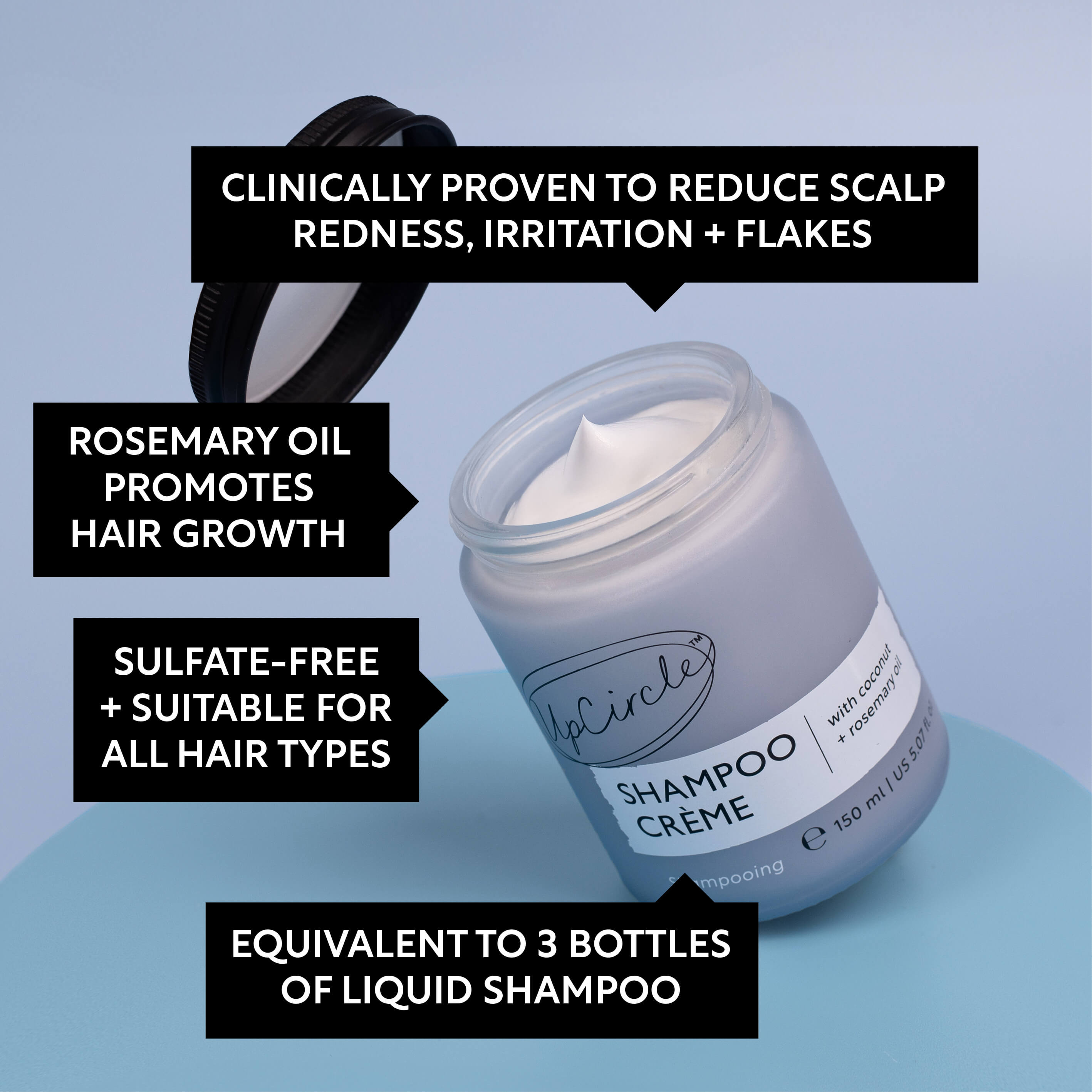 Shampoo Crème with Pink Berry Extract - Jumbo