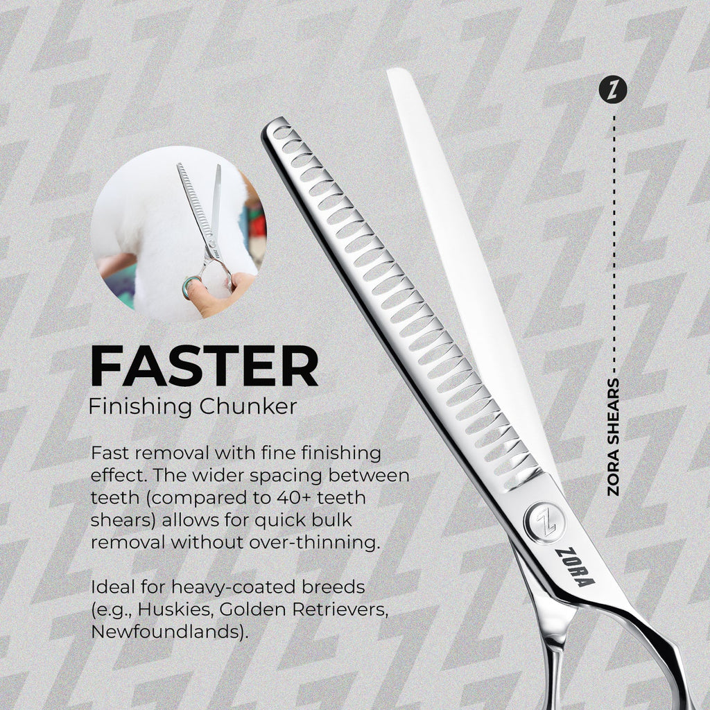 Zora Pet Grooming Chunker Shear - Model A-7526