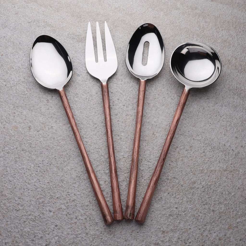 CAMELLIA HOSTESS SERVING 4 PC. SET