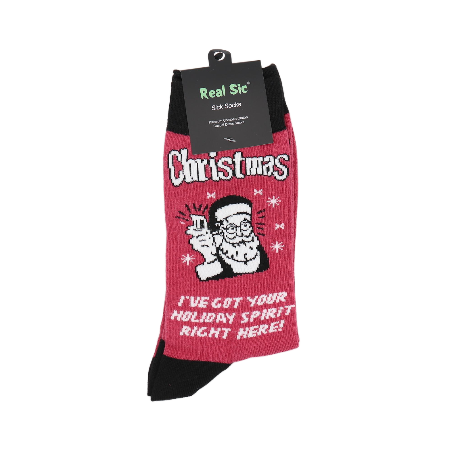 Santa Claus Holiday Socks - Comfy Cotton for Men & Women