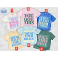 Comfort Colors® School Test Day Shirt – Motivational Student & Teacher Matching Tee