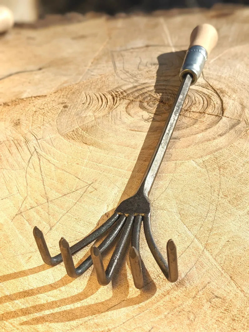 Crow's Foot Garden Tool, Hand Forged "The Claw"