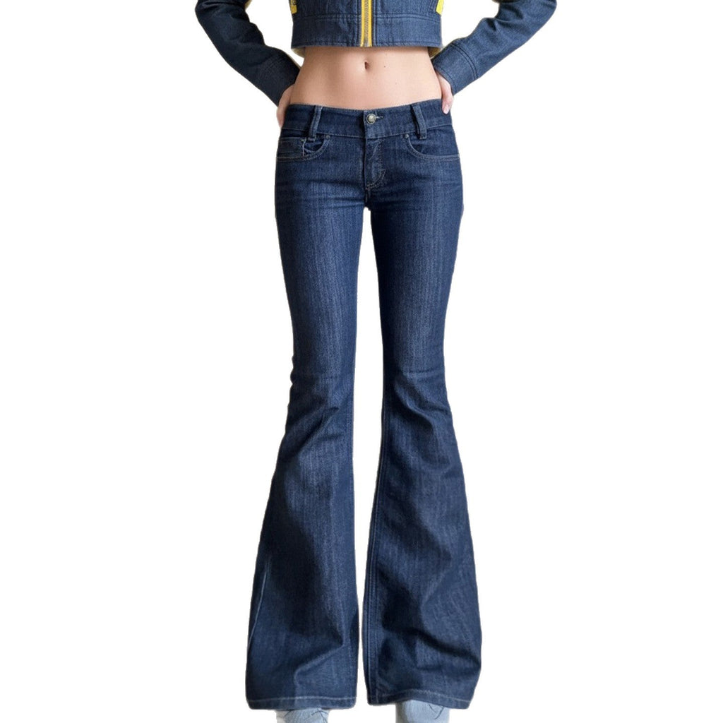 Washed Blue Spicy Girl Low Rise Jeans