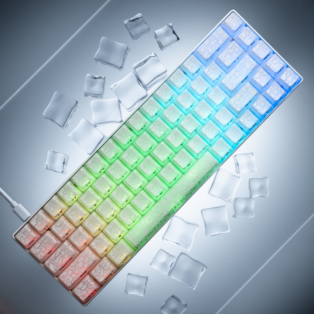 XVX HE68 Rapid Trigger Gaming Hall Effect Keyboard Gateron Magnetic swiths 68% Wired Mechanical Keyboard with IMD-Tech Keycaps