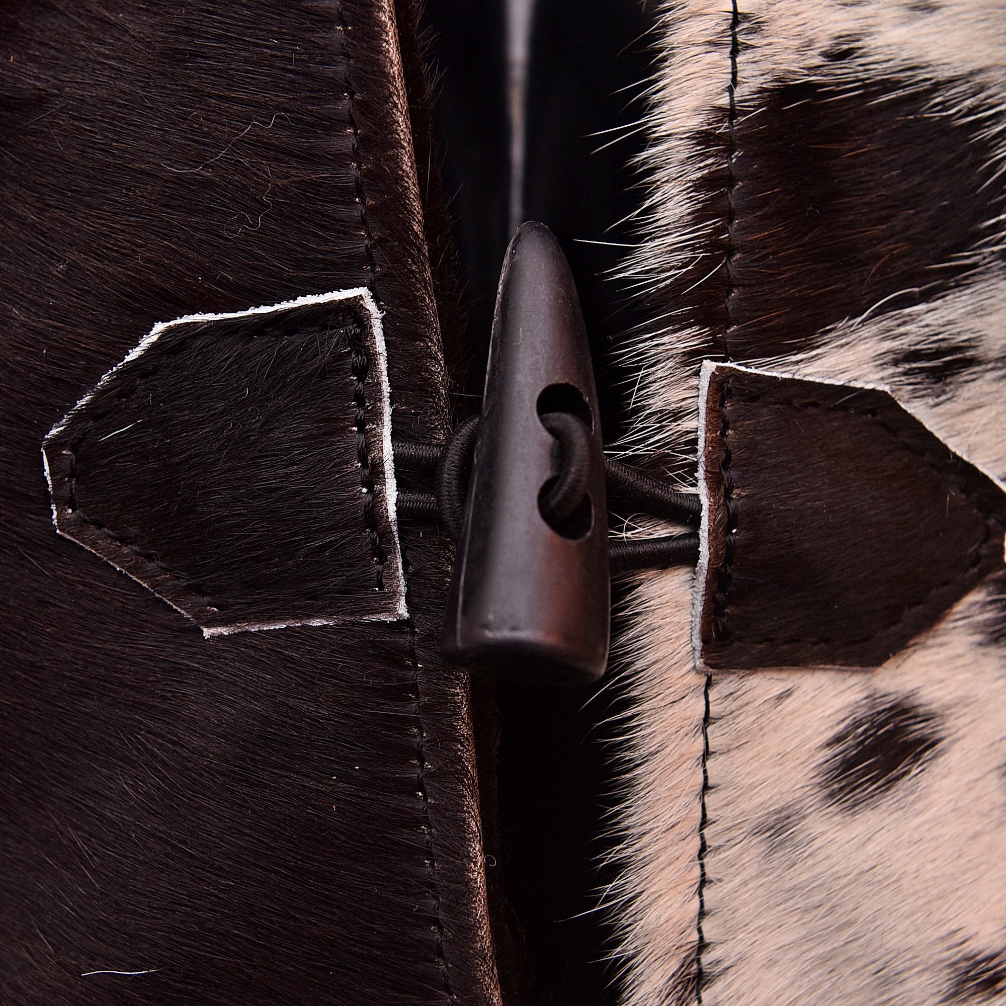 Women's Western Style Cowhide Leather Long Trench Coat