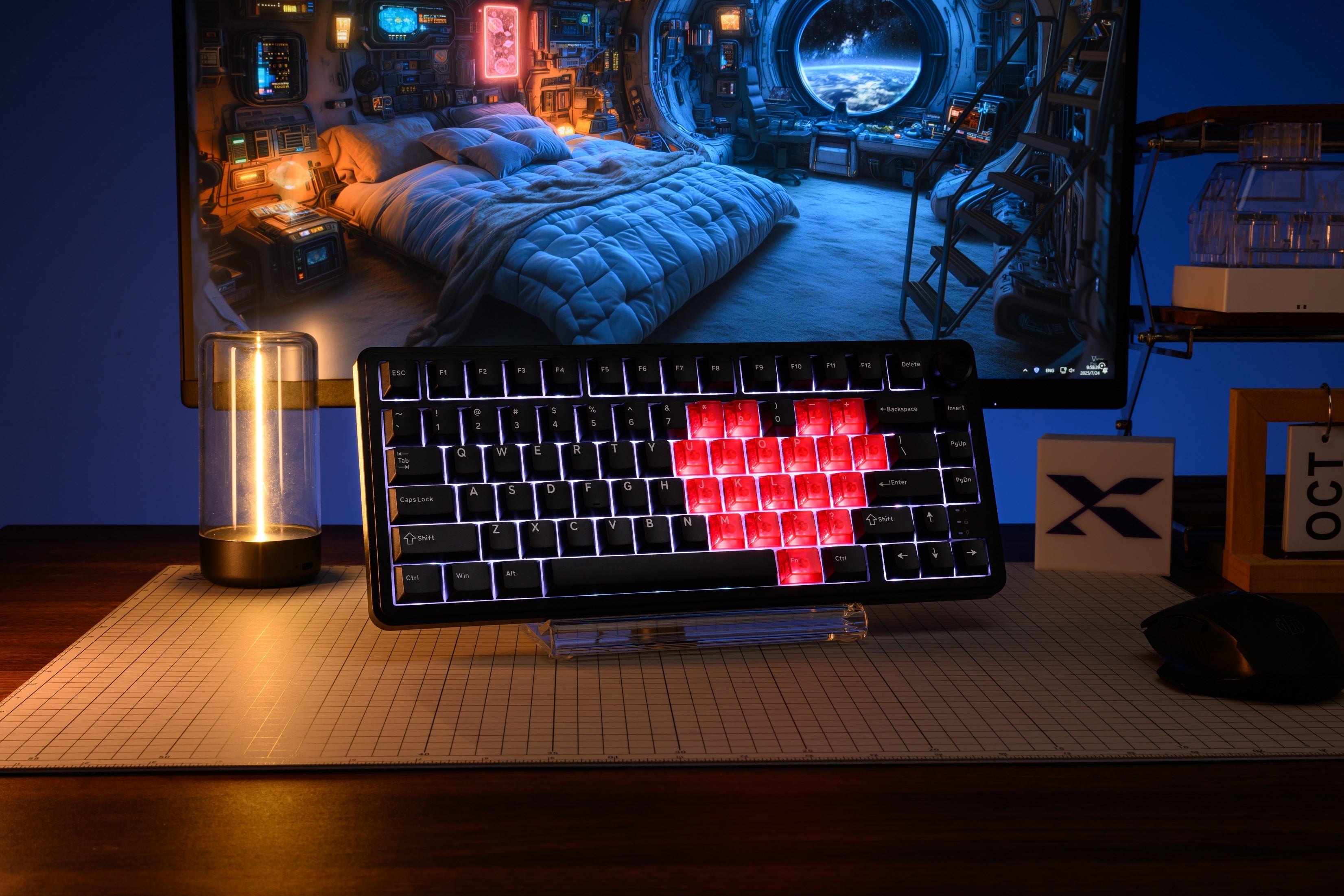 XVX M75 Lumina Tri-Mode 75% Mechanical Keyboard