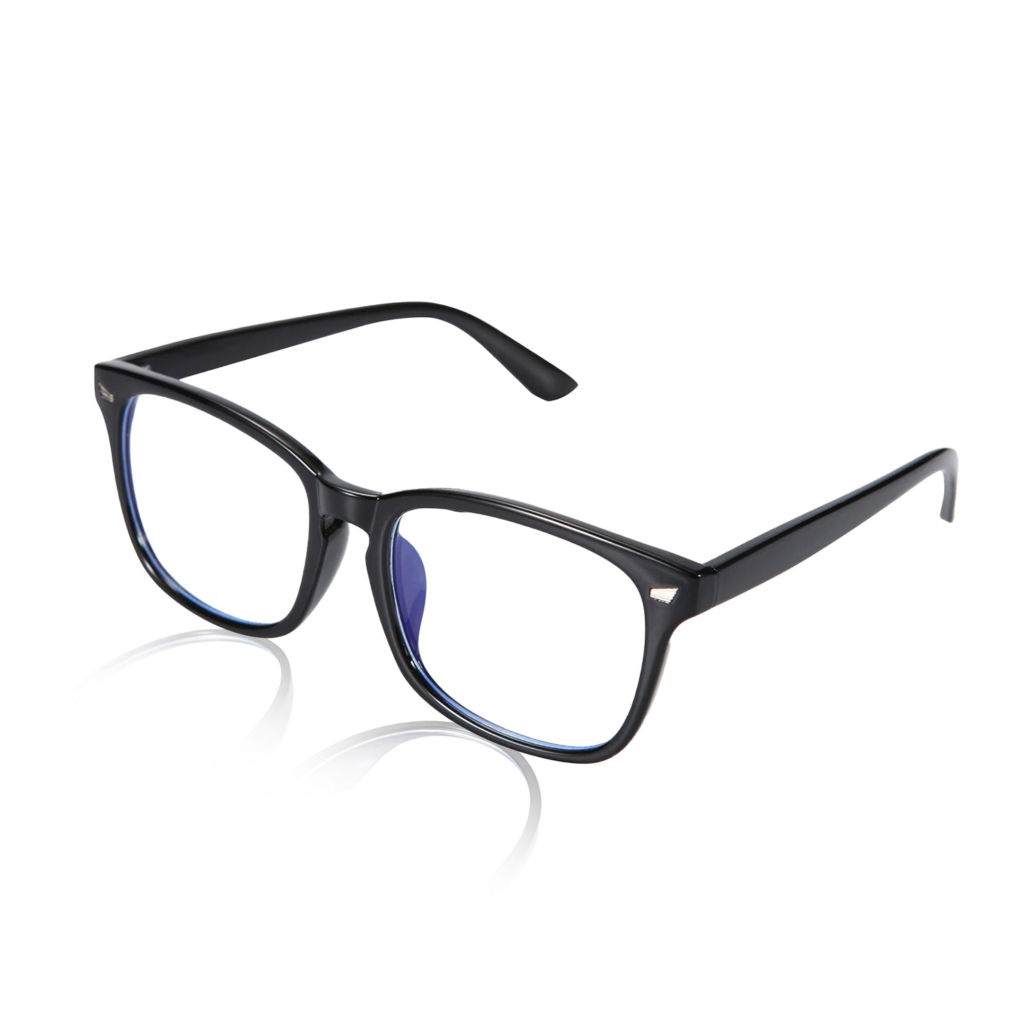 Daytime Wayfarer Blue Light Reading Glasses - Black 2.5x