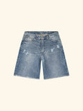 DIALLO DISTRESSED DENIM SHORT