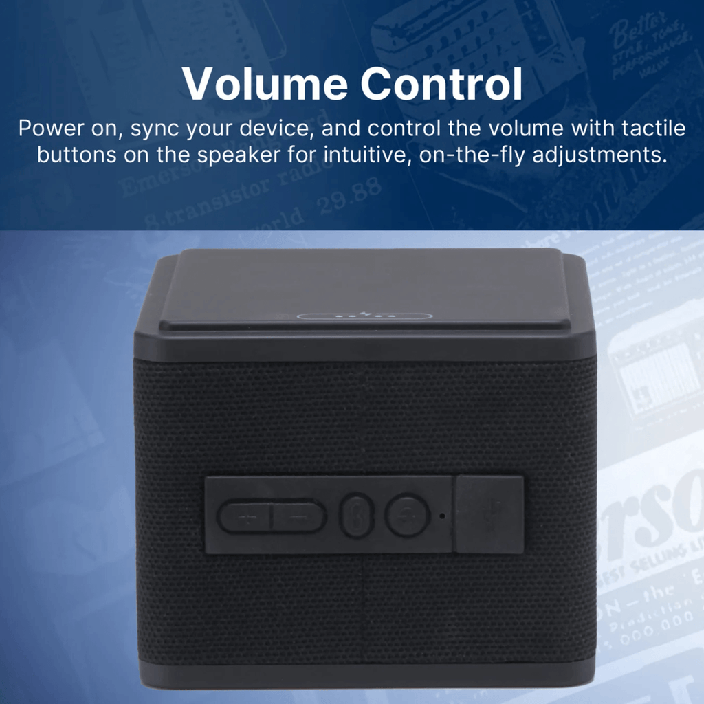 Emerson 1-Pair Instant Connect Sound Blox Wireless Magnetic Stackable Speakers
