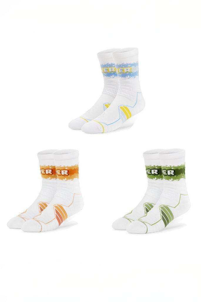 Elite Basketball Socks - High-Cut Terry Cushion Performance Crew Socks