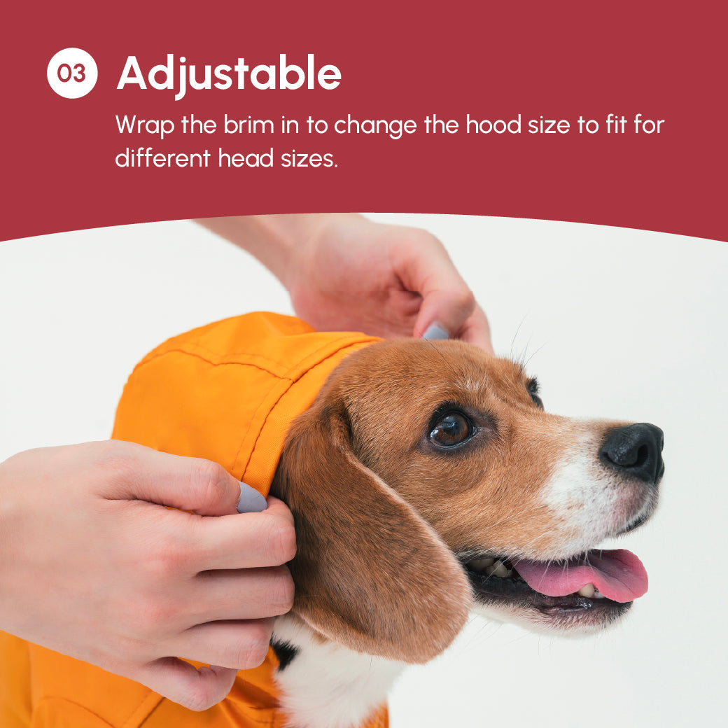 Tribeca adjustable velcro raincoat -  Burgundy
