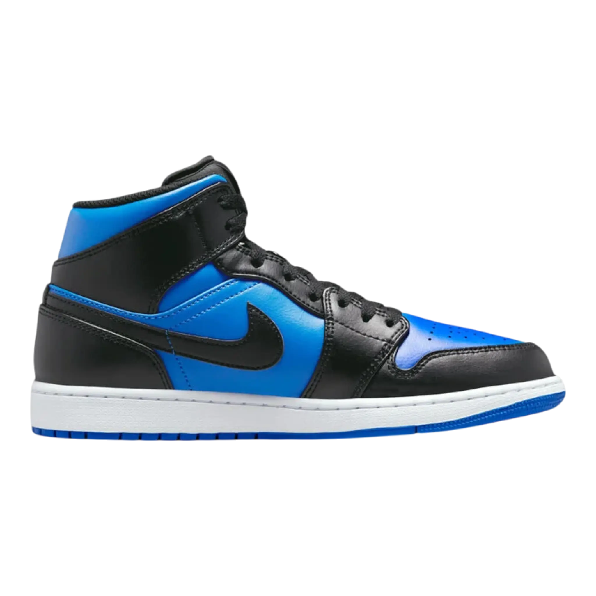 Nike Air Jordan 1 Mid Men’s Shoes – Black/Blue