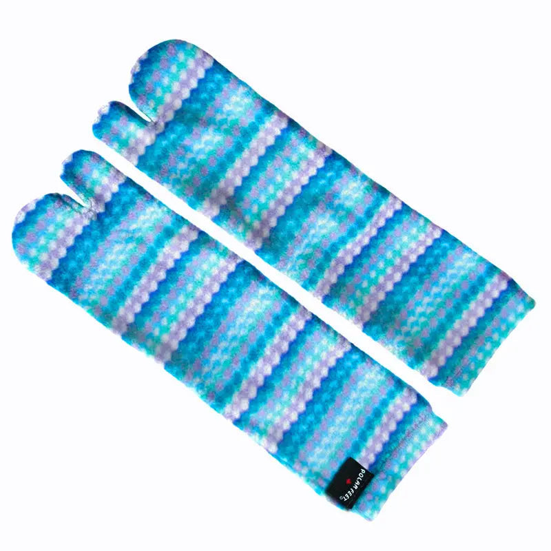 Polar Feet Fleece Tabi Socks - Ripple