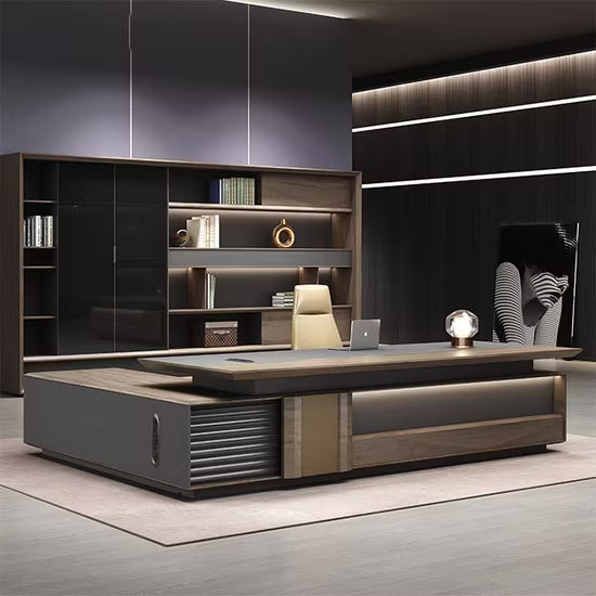 Frisco · Modern L-Shaped Executive Desk