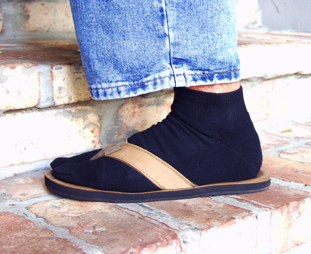 V-Toe Flip-Flop Socks Ankle Tabi 3 Pairs Thicker Comfy Warm Styles Athletic or Casual
