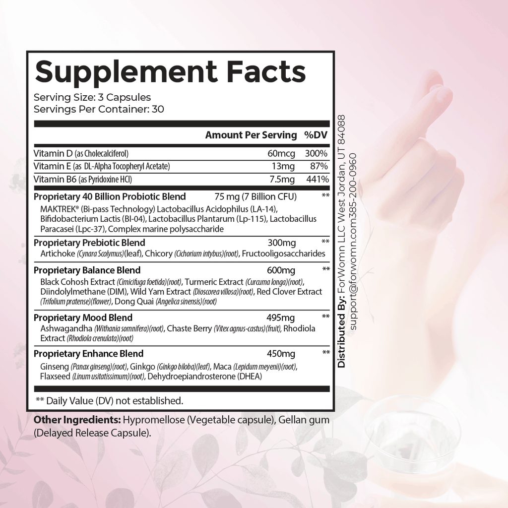 Flourish Menopause Support Supplement